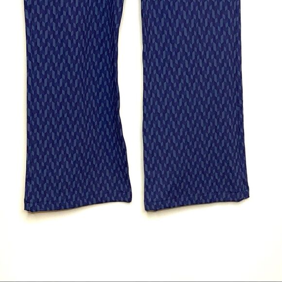 Betabrand blue print bootcut yoga dress pants size MP - Picture 4 of 16